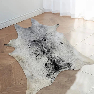 Kunstfellkuhfell Teppich Schwarzlichtposter - Produktbild 7 - NiZED