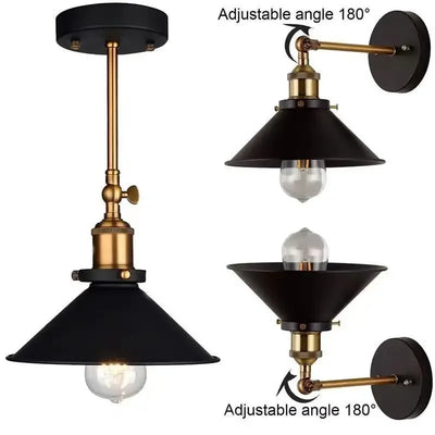 Iron Signal – Industrielle Retro-Wandleuchte