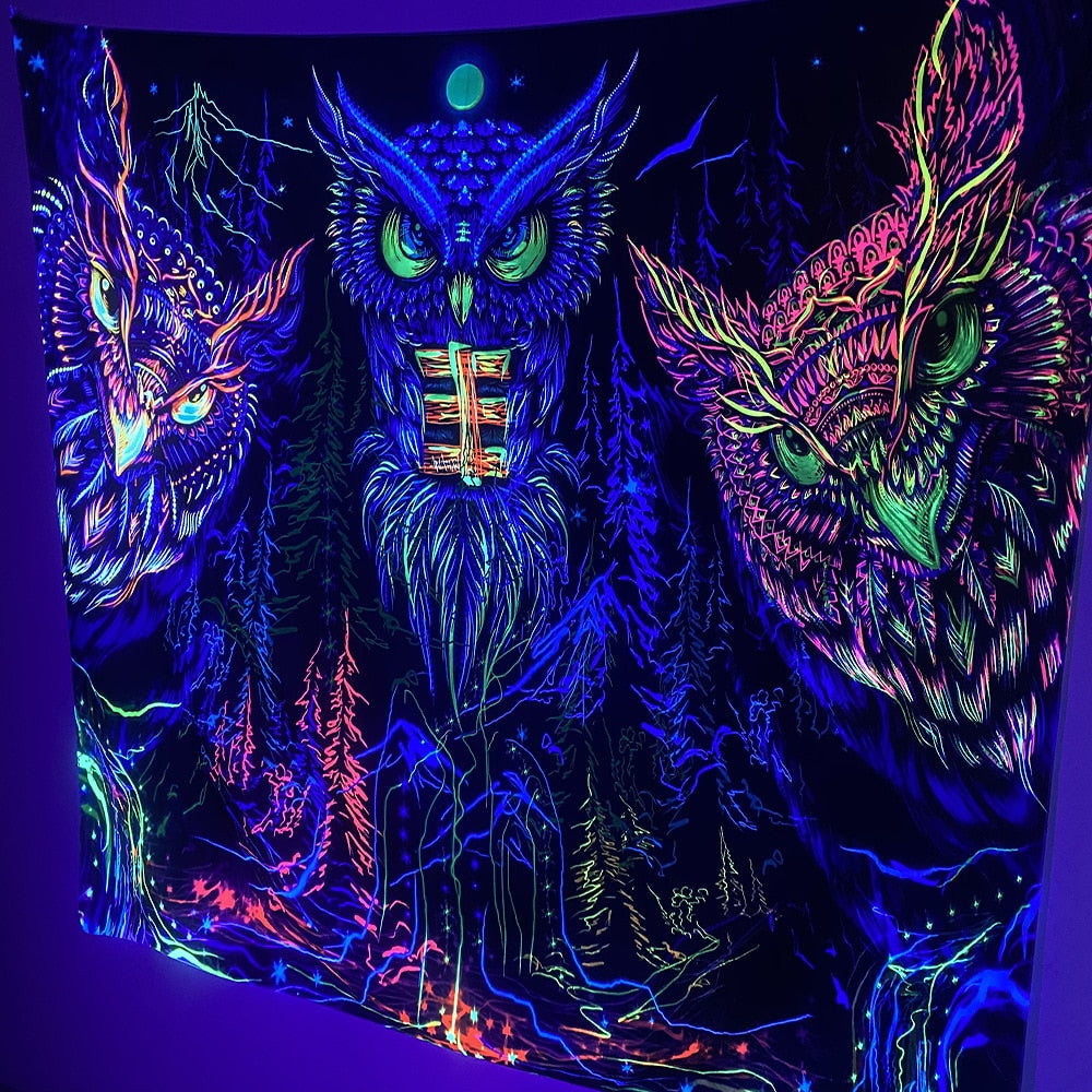 WARD Originaldesign Schwarzlichtposter