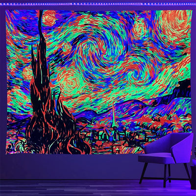 Welcome Van Gogh Schwarzlichtposter - Produktbild 5 - NiZED