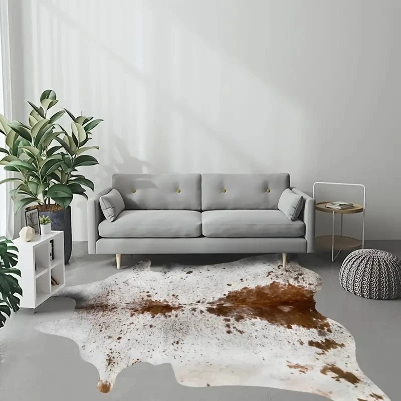 Kunstfell-Kuhfell Teppich – Wohnzimmer & Schlafzimmer