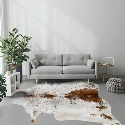 Kunstfellkuhfell Teppich Schwarzlichtposter - Produktbild 18 - NiZED