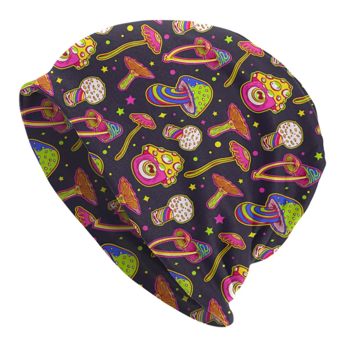 Psychedelic Skull Beanie – Trippy Wintermütze
