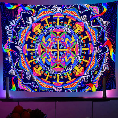 Sunny Sun Blacklight Poster