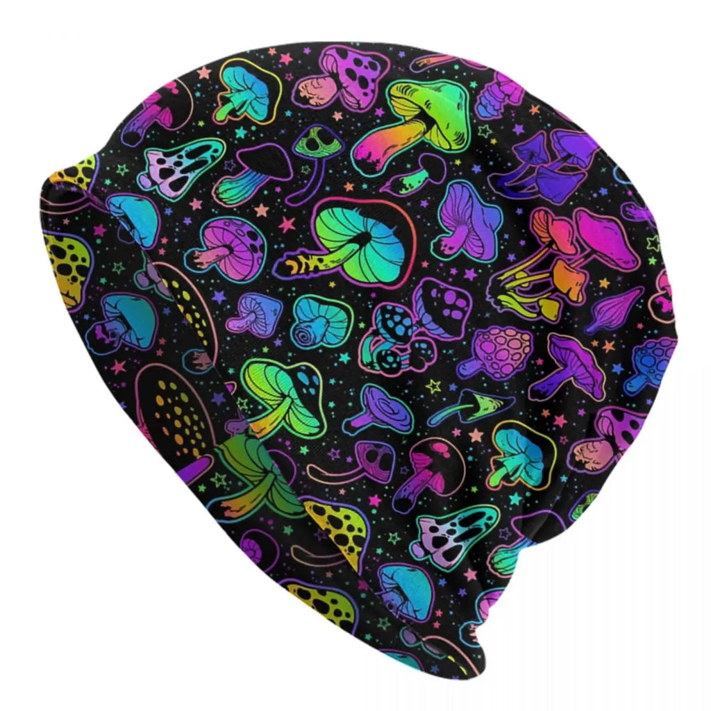 Psychedelic Skull Beanie – Trippy Wintermütze