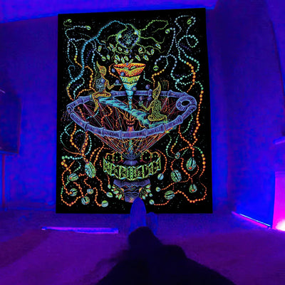 Dormitory Independent Schwarzlichtposter - Produktbild 5 - NiZED