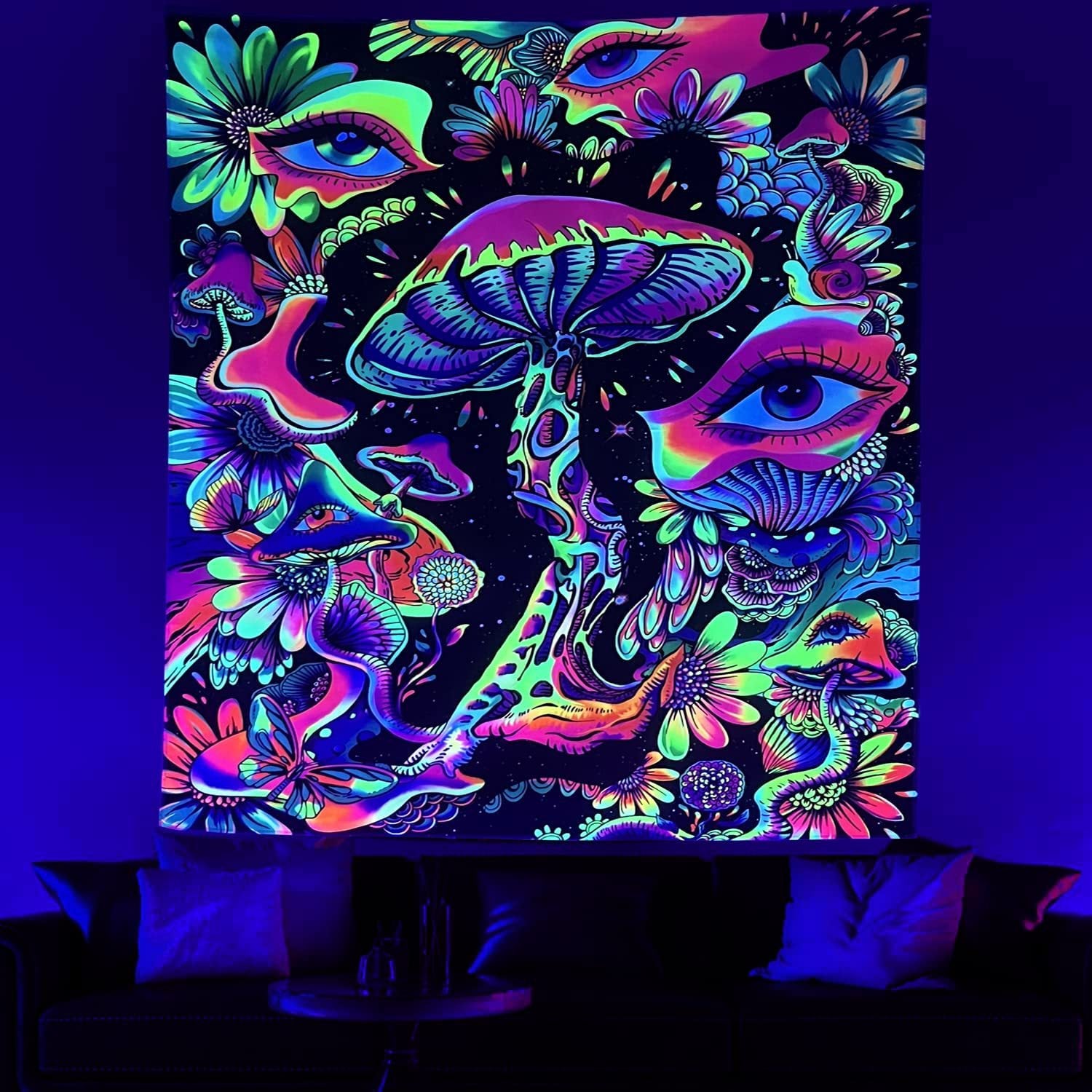 Van Style Star Schwarzlichtposter