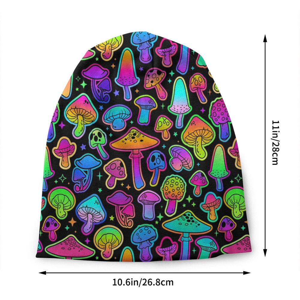 Psychedelic Skull Beanie – Trippy Wintermütze