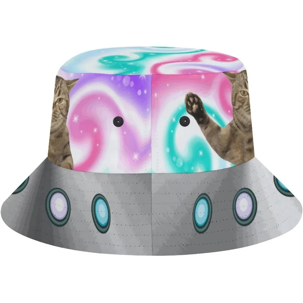 Space UFO Alien Bucket Hat – Unisex