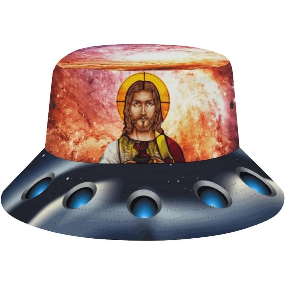 Space UFO Alien Bucket Hat – Unisex