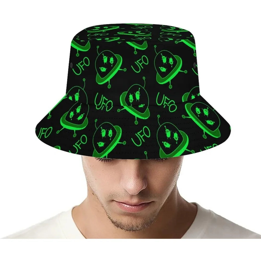 Space UFO Alien Bucket Hat – Unisex