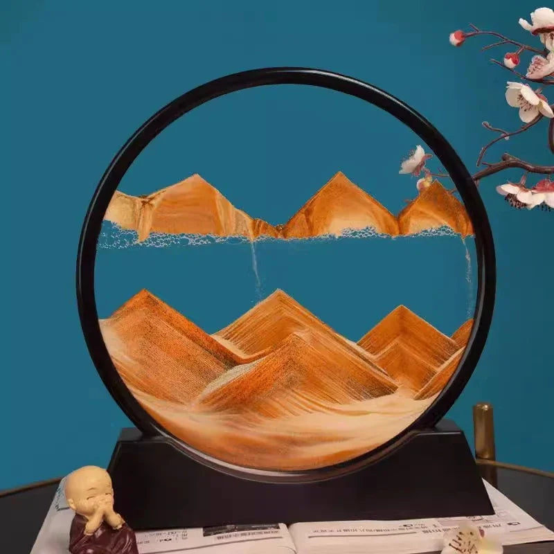 Deep Sea Flux – 3D Moving Sand Art
