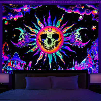 Sunny Sun Blacklight Poster