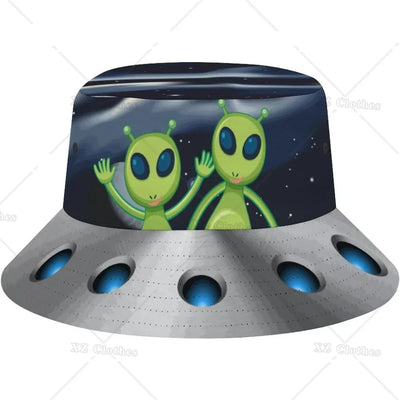 Space Ufo Hut von NiZED als Hut, Streetwear Headwear und Rave Accessoire