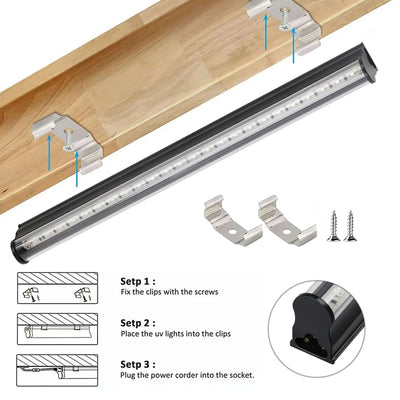 UV T5 BLACKLIGHT BAR 395–405 NM – USB-SCHWARZLICHT