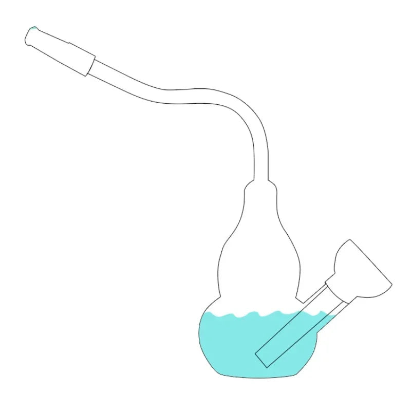 Golden Water Filter Pfeife – Retro Komplettset