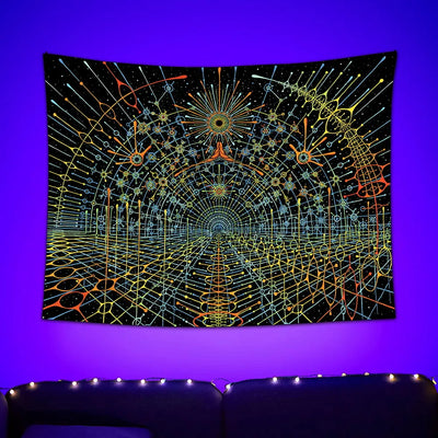 Aurorsin Psychedelisches Schwarzlichtposter - Produktbild 9 - NiZED