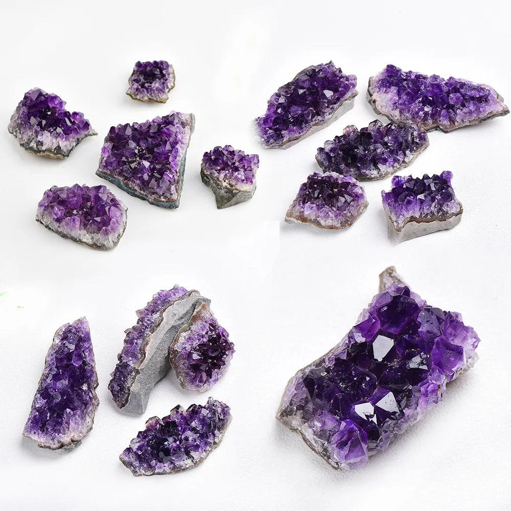 Natürliches Amethyst-Cluster-Geode - Mineralien für Raumdekoration