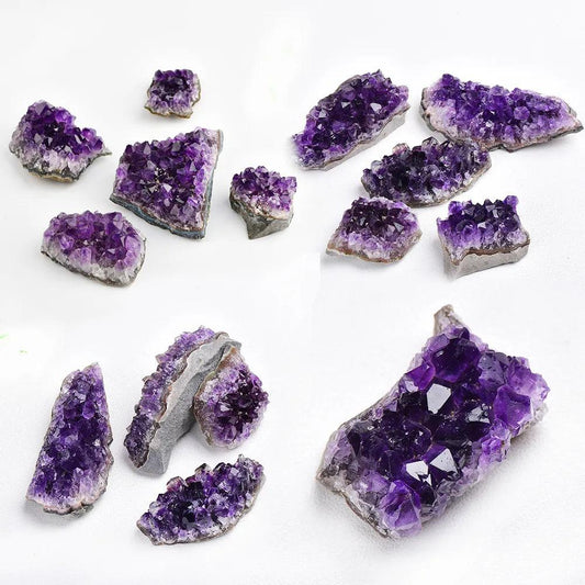 Natürliches Amethyst-Cluster-Geode - Mineralien für Raumdekoration