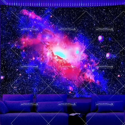 3D Illusion Landscape UV Wandteppich