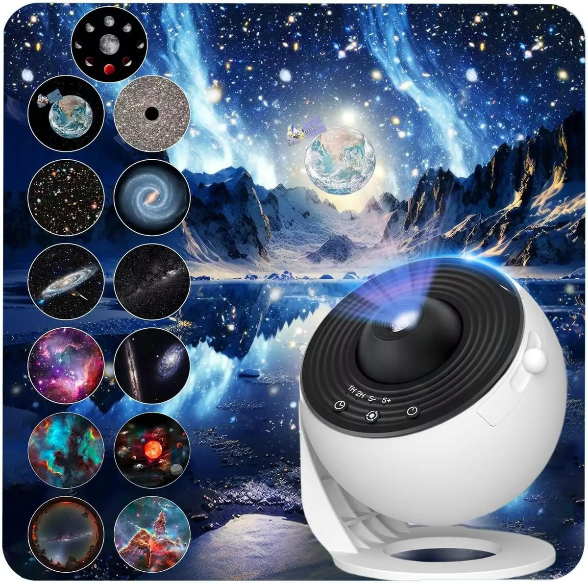Cosmos 12 – Planetarium-Galaxy-Projektor mit Timer