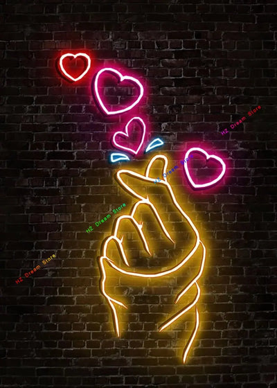 Neon Love Neon Poster - Produktbild 25 - NiZED