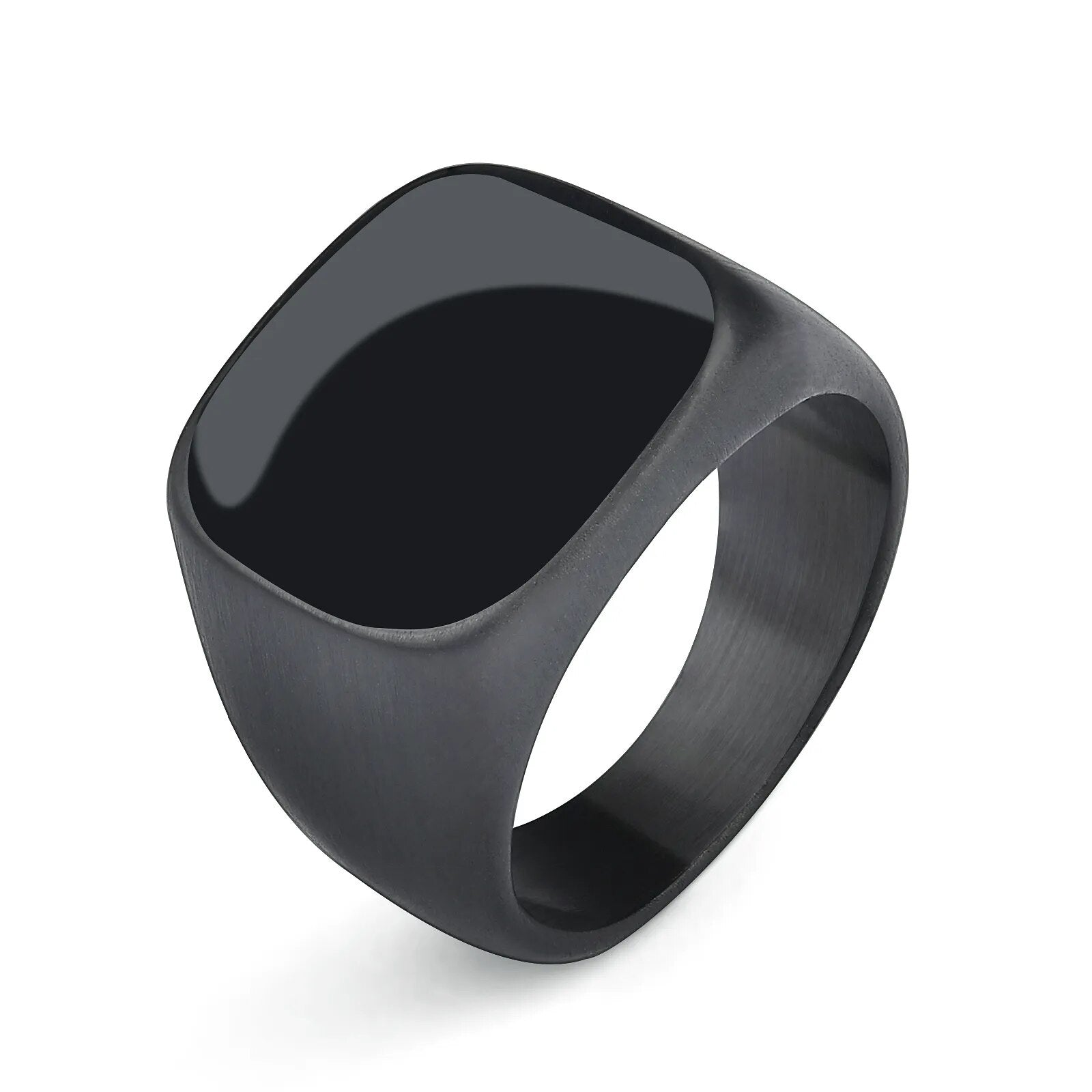 Ring im Punk Rock-Stil - 316L-Edelstahl-Signetring
