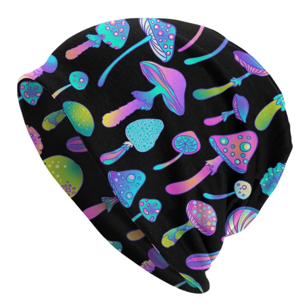 Psychedelic Skull Beanie – Trippy Wintermütze