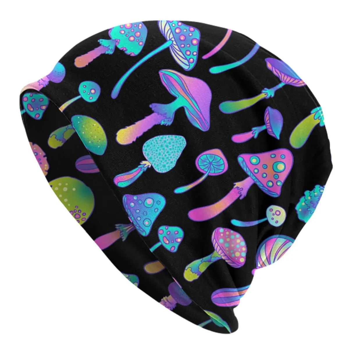 Psychedelic Skull Beanie – Trippy Wintermütze