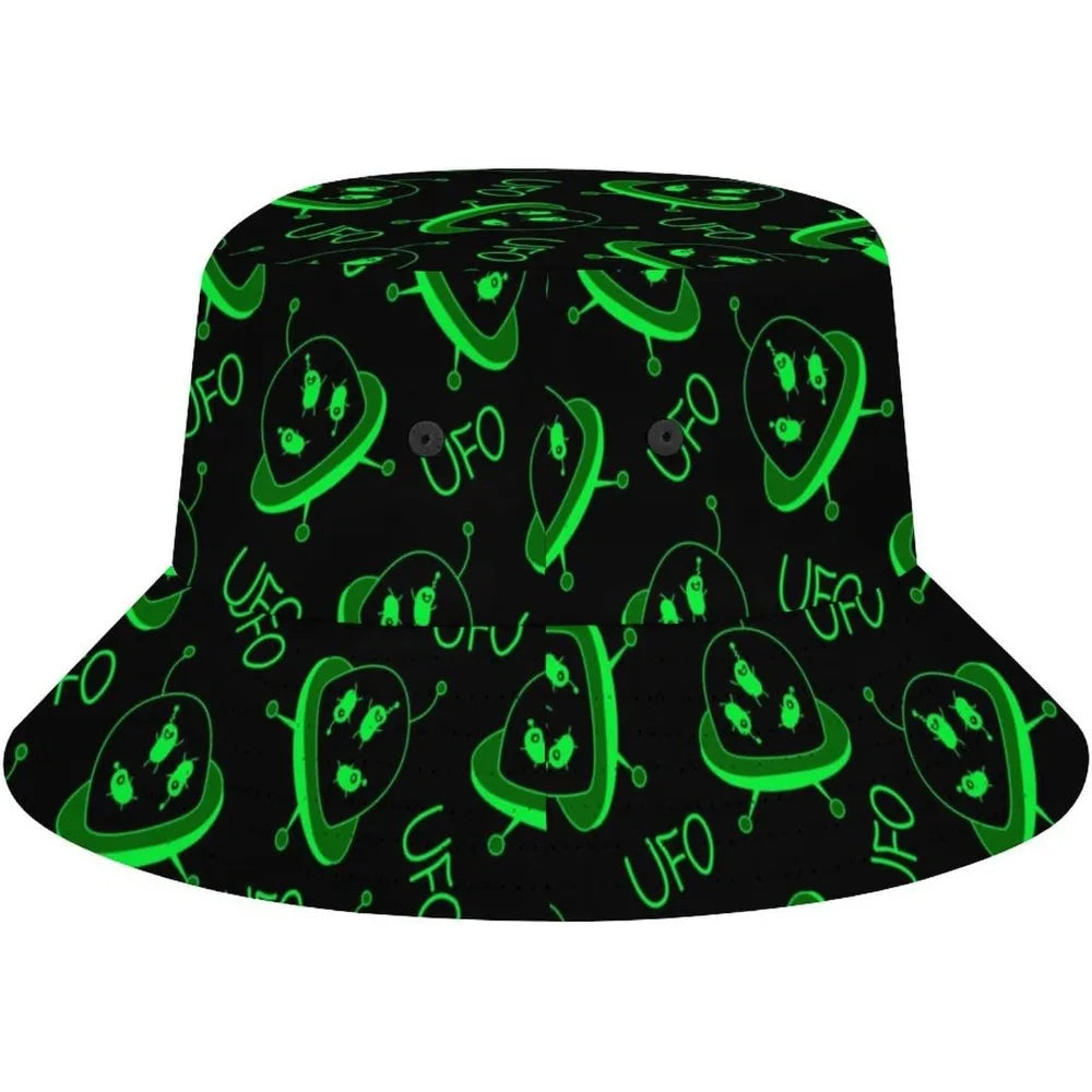 Space UFO Alien Bucket Hat – Unisex