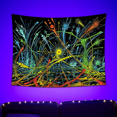 Aurorsin Psychedelisches Schwarzlichtposter - Produktbild 2 - NiZED