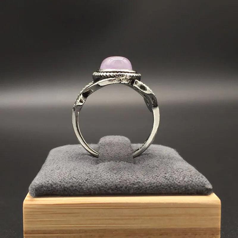 Vintage 925 Silber Ring mit Amethyst - Schmuck für besondere Anlässe