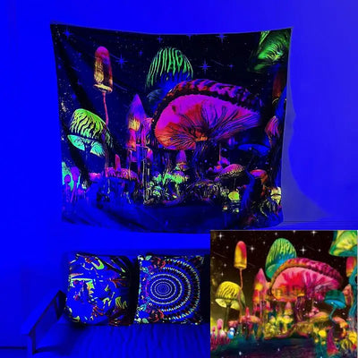 Personalisiertes Schwarzlichtposter mit eigenem Motiv