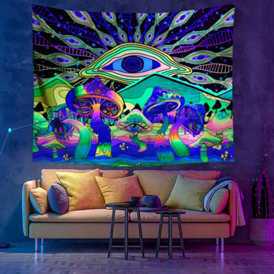 Buddha Meditation Schwarzlichtsposter Schwarzlichtposter - Produktbild 19 - NiZED