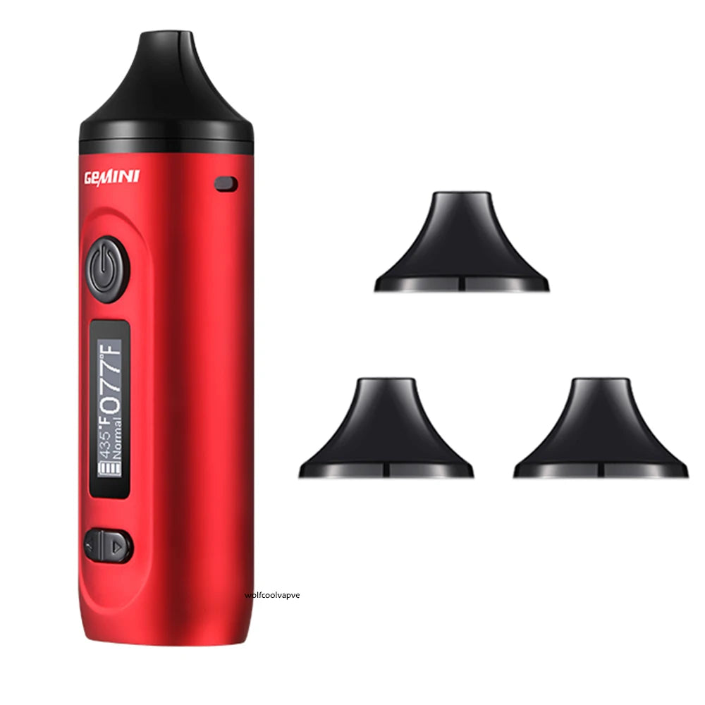 Gemini Dry Herb Vaporizer – Starter Kit