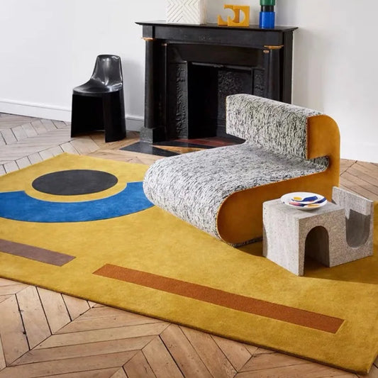Schlichter Stil Teppich – Weicher, Waschbarer Luxus-Teppich für Schlafzimmer & Wohnzimmer