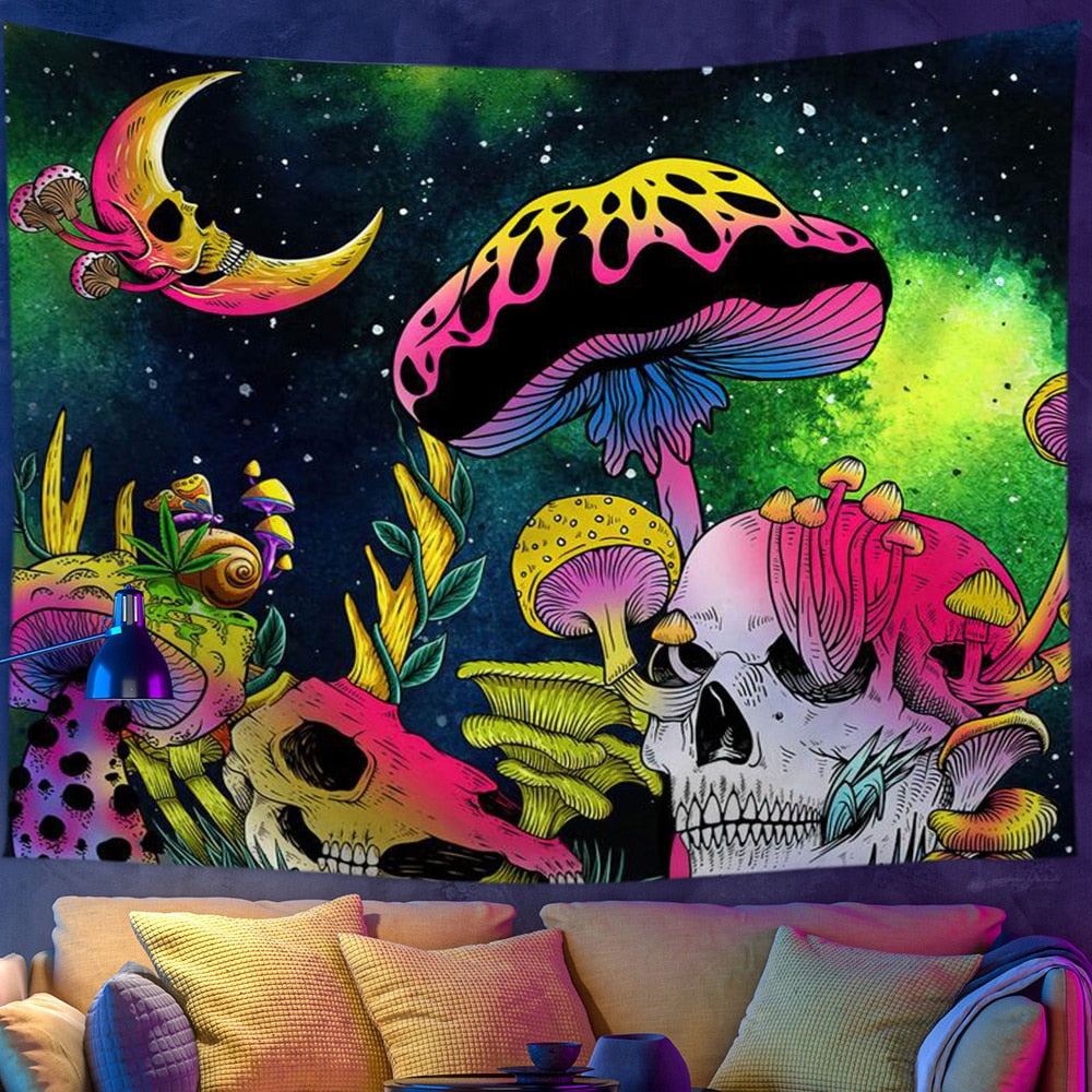 Psychedelic Light Flourescent Schwarzlichtposter