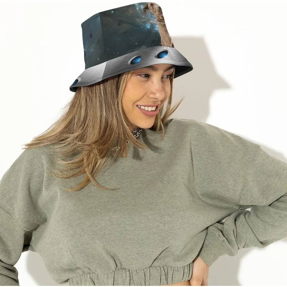 Space UFO Alien Bucket Hat – Unisex