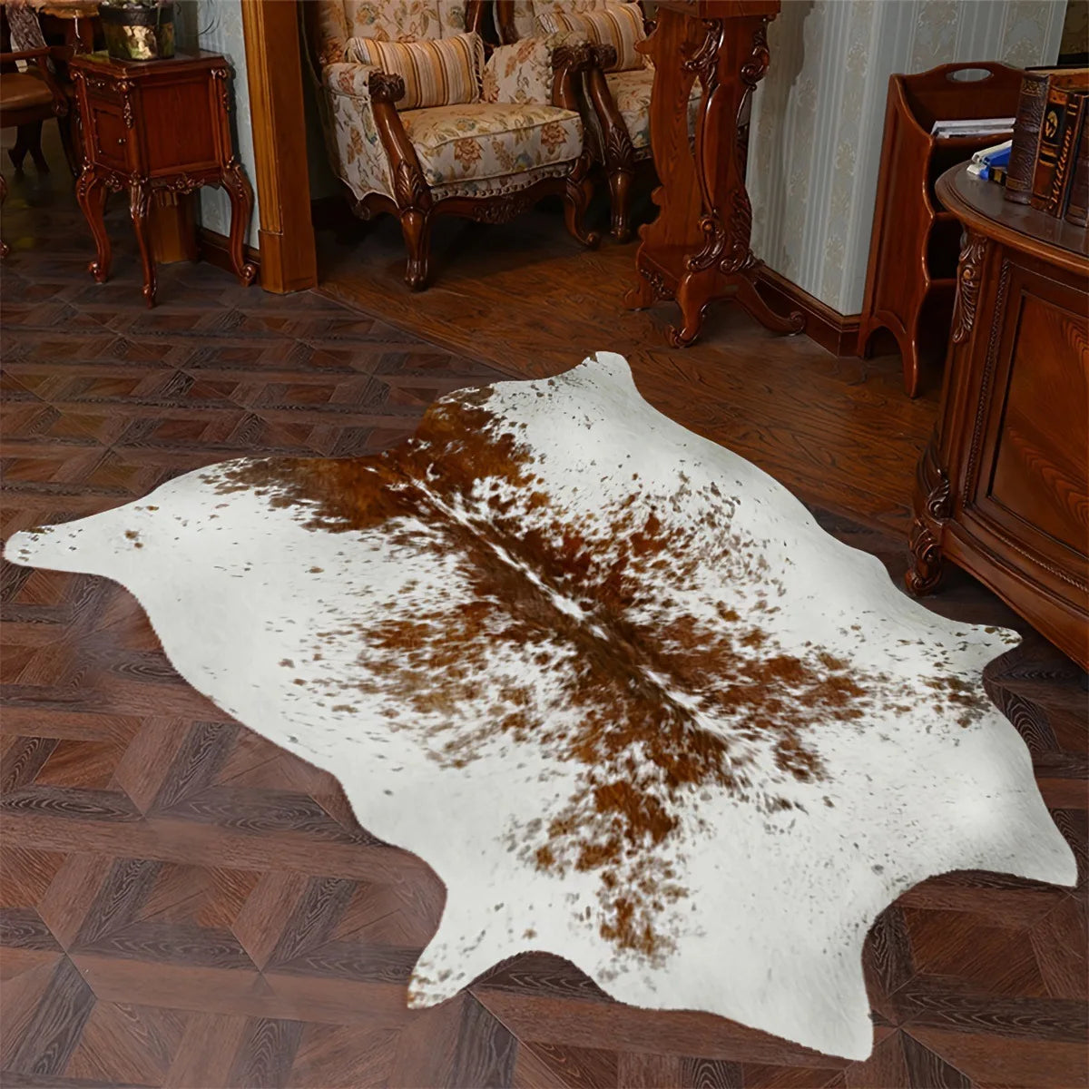 Kunstfell-Kuhfell Teppich – Wohnzimmer & Schlafzimmer