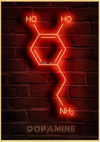 Neon Molecules Neon Poster - Produktbild 18 - NiZED