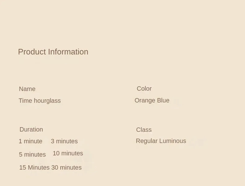 Cosmic Bamboo Glow – Fluorescent Hourglass Timer