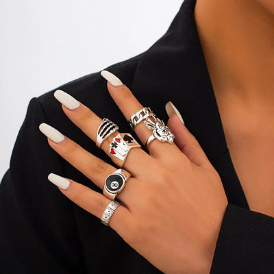 Hiphop Vintage Ringset - Produktbild 4 - NiZED