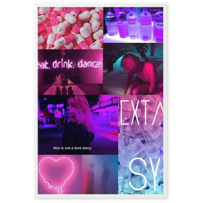 Euphoria Dreams Gerahmtes Poster von NiZED als gerahmtes trippy Poster fuer Wanddeko