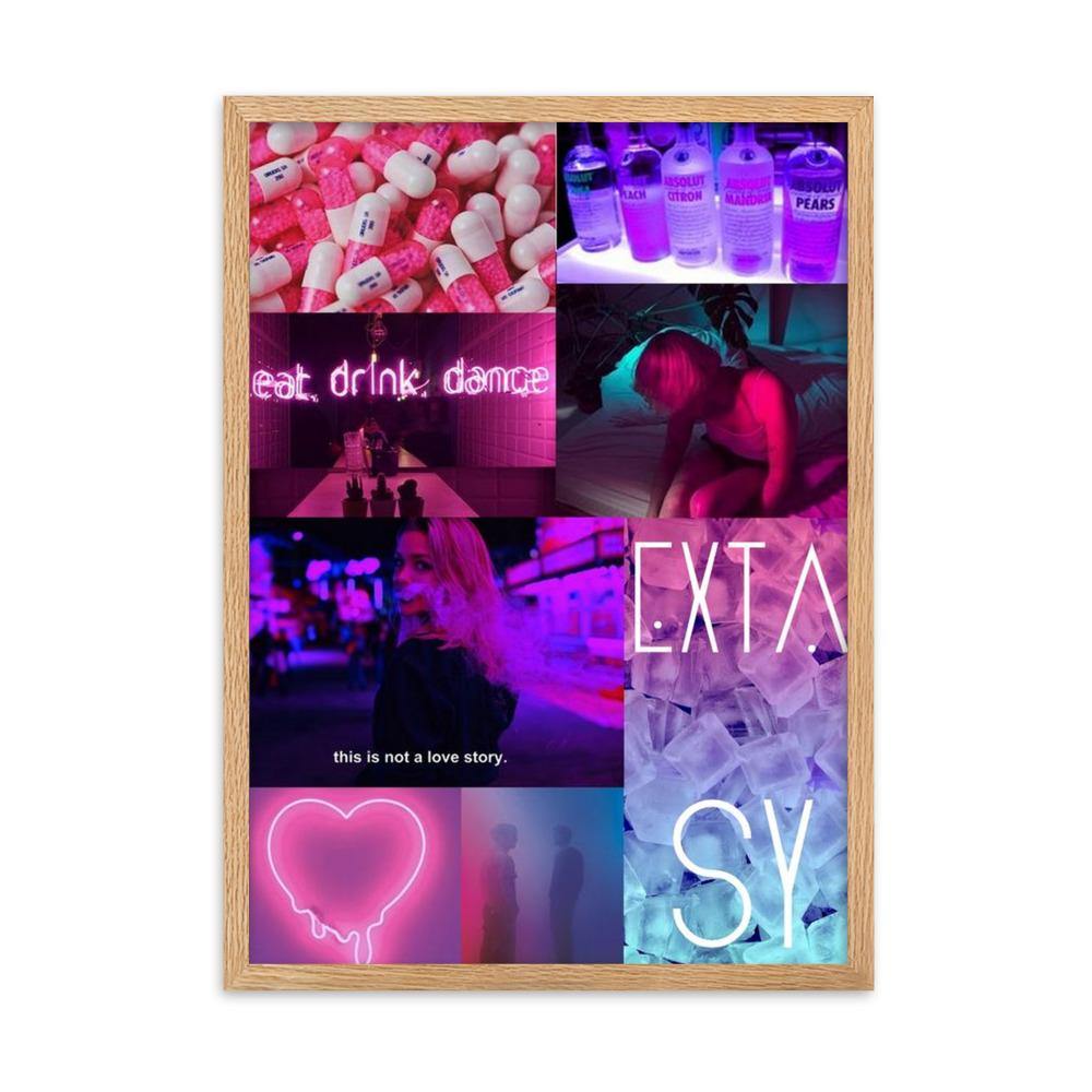 A Story about Extasy Gerahmtes Poster - NiZED