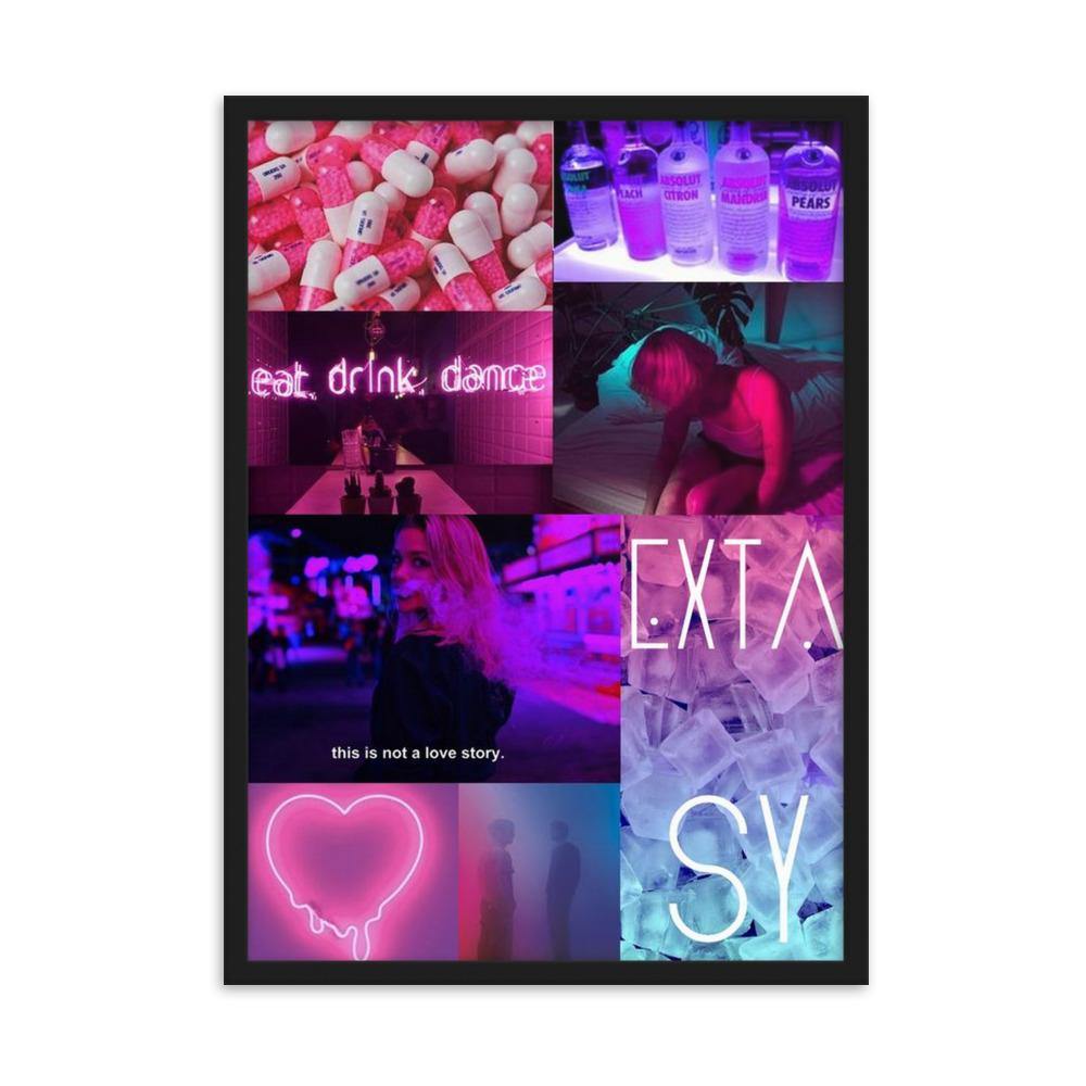 A Story about Extasy Gerahmtes Poster - NiZED