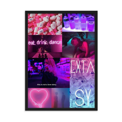 A Story about Extasy Gerahmtes Poster - NiZED