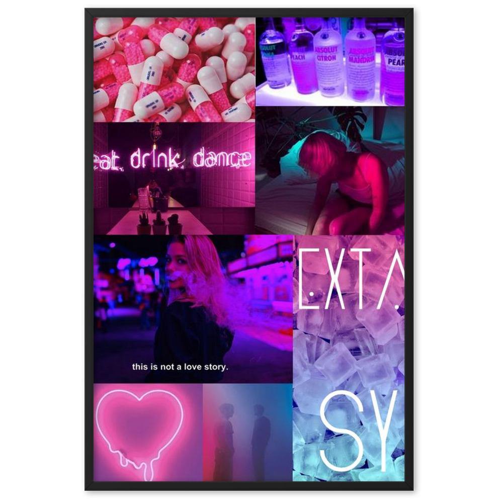 A Story about Extasy Gerahmtes Poster - NiZED