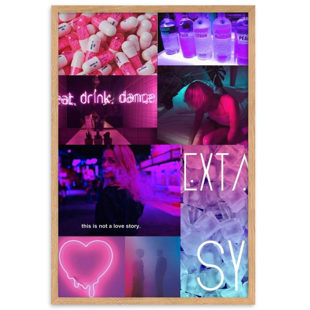 A Story about Extasy Gerahmtes Poster - NiZED