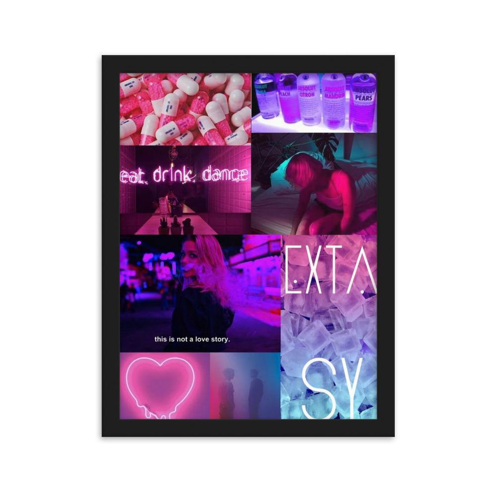 A Story about Extasy Gerahmtes Poster - NiZED