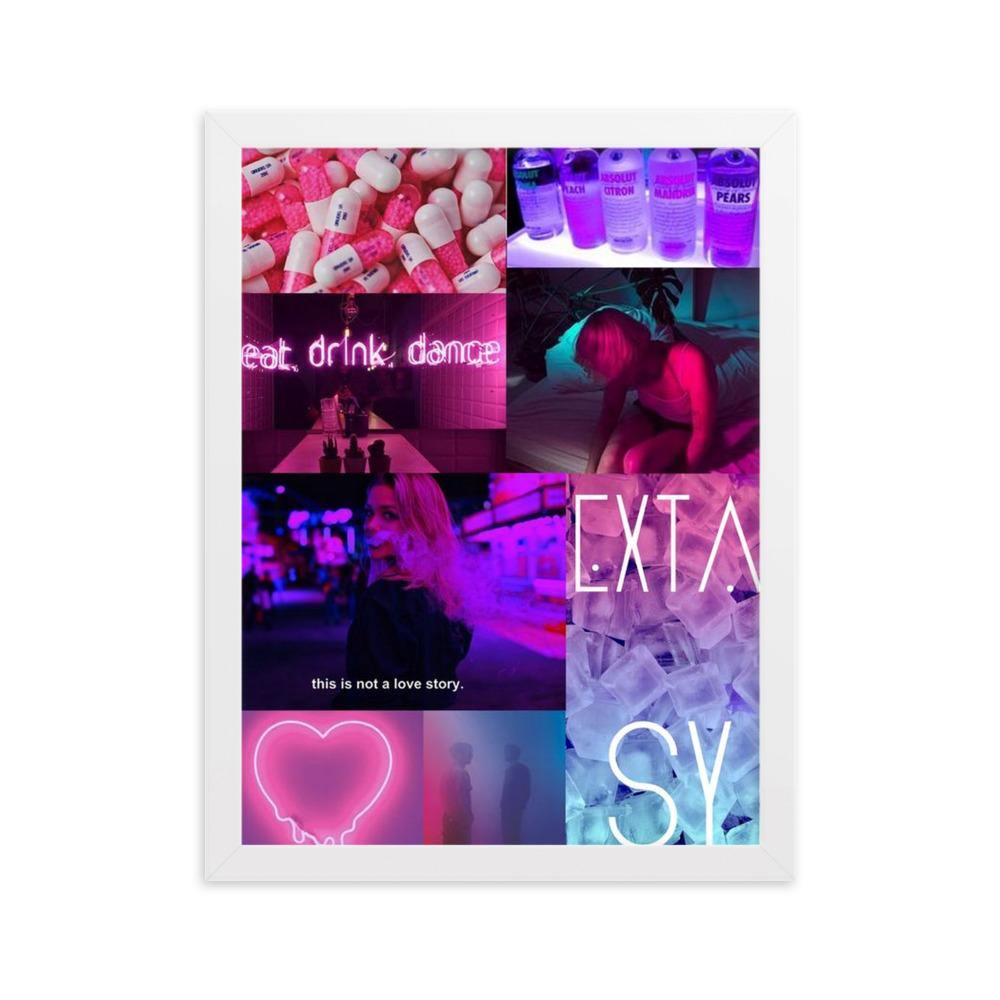 A Story about Extasy Gerahmtes Poster - NiZED